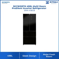 SKYWORTH 498L Multi Doors ProSilent Inverter Refrigerator SRM-418CB | Multi AirFlow | Total No Frost