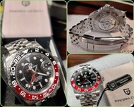 Pagani Design，劳力士GMT-Master可樂红黑圈致敬版，99%新