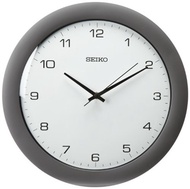 Seiko Wall Clock Silver-Tone Metallic Case