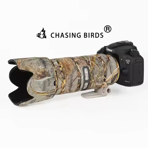 CHASING BIRDS camouflage lens coat for CANON EF 70 200 mm F2.8 L IS II or III USM waterproof and rai