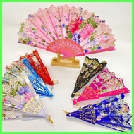 ☁ ◚ ۩ ☋ 12pcs/pamaypay foldable Chinese plain fan plastic fan