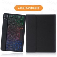 เคสคีย์บอร์ดแท็บเล็ตสำหรับซัมซุงกาแล็กซีแท็บ S6 Lite 10.4นิ้ว A8 10.5นิ้ว S7 S8 S9 11นิ้ว S9 FE 10.9