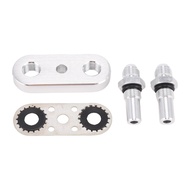 winnsg Transmission Cooler Line Adapter Plate with 6AN Ports and Gasket 551121 Replacement for 6L80E