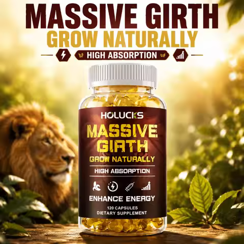 Massive Girth Capsules, with Tribulus Terrestris, Maca Root, Support Daily Vitality, Stamina, Perfor