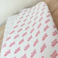 CUSTOM Baking Paper 28 x 42 cm - Wrap Paper Wrapping Paper/ Oil Paper/