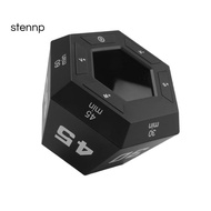 1 PCS Pomodoro Timer Productivity Timer Black Time Management Tool 3, 5, 15, 30, 45, 60 Minute Prese