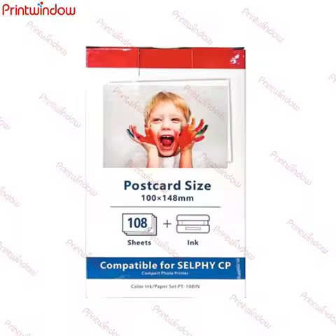 Selphy Photo Printer PT108IN for Canon CP910 CP1200 CP1300 CP1500 Sublimation Photo Paper