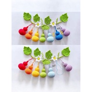 Crochet Gourd Baby Colorful Knitting Gourd Car Hanger diy Handmade Crochet Wool Pendant meaning Acce