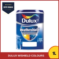 1Litre ICI Dulux Weathershield 15004 White & colours 1L (Cat Dinding Dulux Putih dan warna)