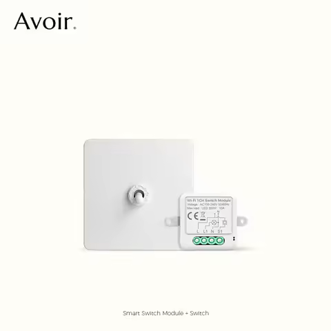 Avoir White Wall Lamp Tuya Wifi Switches Toggle Switches Zigbee Accessoire Brass Lever Switch For Li