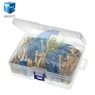 1220pcs/Lot 1W Metal Film Resistor Kit 1% 0.33 - 2.2M ohm 122 ValuesX10pcs Resistance Set Assortment