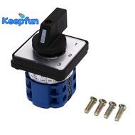 [Keepfun] 440V 20A 4-Position 0-1-2-3 Rotary Selector Changeover Stock LW26-20/2
[New]