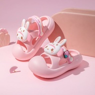 Japanese Anime sanrio Kuromi Melody Big-Eared Dog Hello Kitty Children's Gift Hole Shoes sanrio Cart