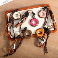 Donut Leather Melade Bag Pendant Pendant Keychain Mobile Phone Lanyard Pendant 2.1