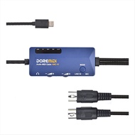 DOREMiDi AMC-11 USB-C Audio MIDI Cable Converter Dual Function Sound Card and MIDI Interface Plug an