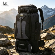 Louiswill 70L Hiking Backpack Large Capacity Backpack Outdoor Bicycle Riding Water Bag Hiking Backpa