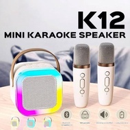 Bluetooth Speaker K12 + 2 wireless karaoke Mic / Speaker with Mic