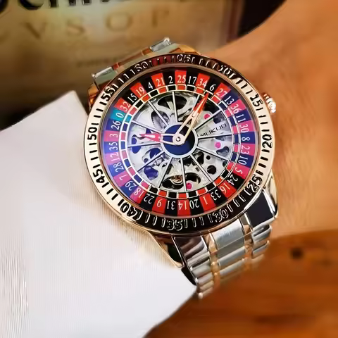 Steampunk Skeleton Men's Watch Luxury Automatic Mechanical Watches Luminous waterproof Stainless Ste