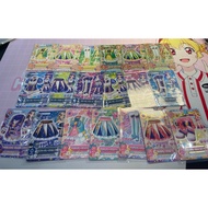 Aikatsu Card Cards Parade School Coord Hinaki Yellow Parade Sumire Blue Parade Miyabi Violet Parade 