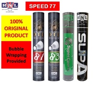 RSL SUPA/DTL81/DTL83/G2/OFFICIAL/SUPERCOURT【BUBBLE WRAPPING】Badminton Shuttlecock (12 Pcs/Tube)