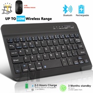 Mini Wireless Bluetooth Keyboard Rechargeable For Phone Tablet English Keyboard For Android ios Windows 7in/10in