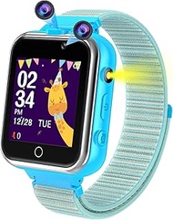 PTHTECHUS Smart Watch for Kids with MP3 Music Double Cameras Video Player 24 of Games Recorder Pedom