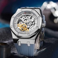 [GARANSI] PROMO!! JAM TANGAN PRIA BELLEDA 9532 AUTOMATIC SERIES STRAP RUBBER ANTI AIR 30M GARANSI OR