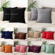 Suede sofa cushion cover 30x30 35x35 40x40 45x45 50x50 60x60