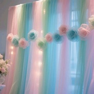 Store Manager Recommended✨Influencer Gauze Gauze Wind Tulle Clothing Fabric Clearance Light Thin ins