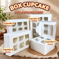Cupcake Box Cupcake Box 4 6 9 12 with Transparent Window