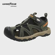 【Goodyear 固特異】剛果 男款護趾磁扣運動涼鞋 / GAMS43735 JP25 軍綠