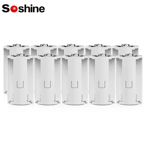 Soshine 3 AA to D Battery Convertor Adapter Portable Holder Storage Box 3 AA to 1 D Size Switcher Co