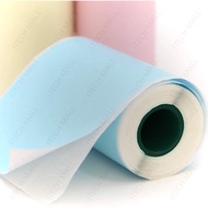 3PCS Thermal Label Sticker Roll Printable Continuous 57mm 58mm Suitable for Peripage Paperang P1 P2 A6 A2 P50