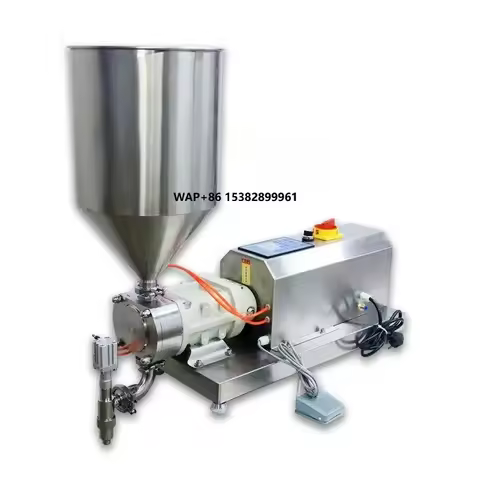 Semi-automatic Servo Motor Filler WIth Weight for Wine Olive Vegetable Oil Molasses Liquid Filling M