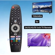 Universal for TOSURA Smart TV Remote Control Google TV Remote Control 24/32/43/50 inch TV Remote Con