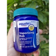 The oil is American Equate Vaporizing Rub 100g