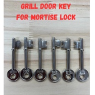 Grill Key For Mortise Door Lock  W34 / H22 / N16 / P45 / E18 / A12