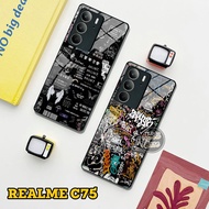 Latest Realme C75 Casing - Realme C75 Glass Softcase - Realme C75 Case - Realme C75 Silicone - Realm