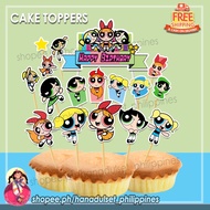 Powerpuff Girls Topper | Cake Topper | Powerpuff Girls cup cake toppers | Set hdsplus