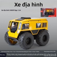 Tỉ Lệ 1:24 Sherp ATV Xe Ô Tô Mô Hình Đồ Chơi Có Đèn LED Cho Trẻ Em Thực Tế Xuyên Quốc Gia Phiêu Lưu
