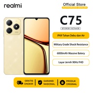 hp Realmi terbaru 2025 asli C75 NFC Handphone 7.5 lnci 5G Smartphone 16/512GB Android promo trade in