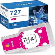Compatible 727XL Ink Cartridge Magenta Replacement for 727 Ink Cartridges Work for DesignJet T930 T2