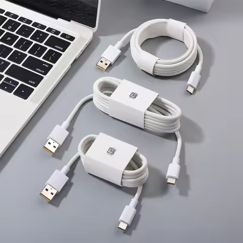 Realme 65W 67W 80W 6.5A Type C Cable 1/1.5/2 M Super Fast Charge Super Dart Vooc For Real Me 11 10 P