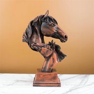 Horse head decoration