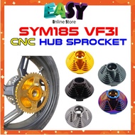 CNC HUB SPROCKET Magic Boy Racing Sprocket Hub VF3I Modified PNP RXZ Sprocket 4 screw