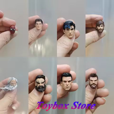 1/12 Marvel Legend Simple Painted Sprder-Man Peter Parker Cable Thor Daredevil Superman Head Sculpt 