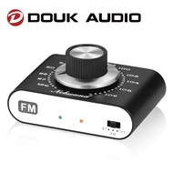 Douk Audio Mini Portable 87-108Mhz FM Radio Tuner Stereo Bluetooth 5.0 Receiver Rechargeable