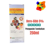HERO GIBB 5% 250ml Agr Smart plant Growth Regulator /penggalak Pertumbuhan Gibberellic Acid