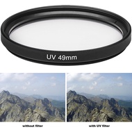 49mm SLR Camera UV Filter - Black
