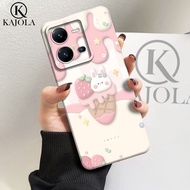 Case Hp Vivo V25 / V25E - Casing Hp Vivo V25 / V25E - KAJOLA - Fashion Case - Kesing Vivo V25 / V25